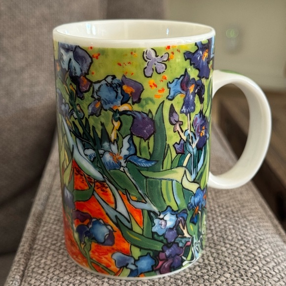 Irises Vincent Van Gogh Master impressionists D Burrows Mug Chaleur - Picture 4 of 6